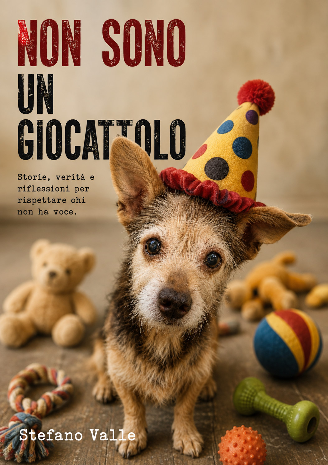 Copertina italiana del libro Non sono un giocattolo di Stefano Valle