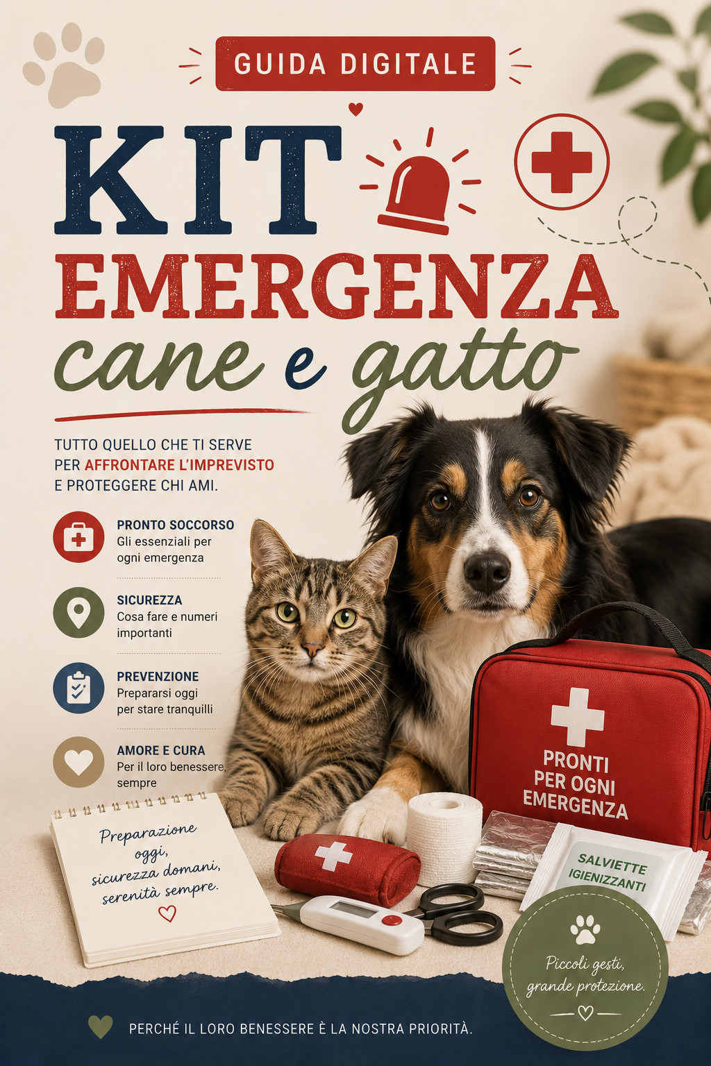 Kit Emergenza Cane e Gatto