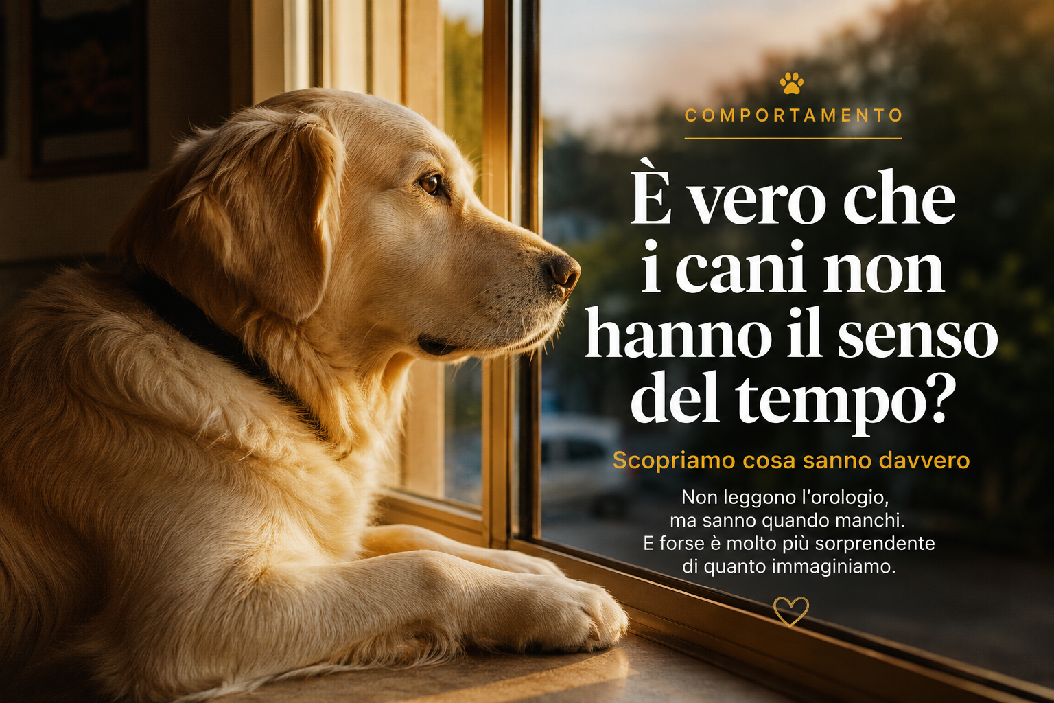 È vero che i cani non hanno il senso del tempo? Scopriamo cosa sanno davvero