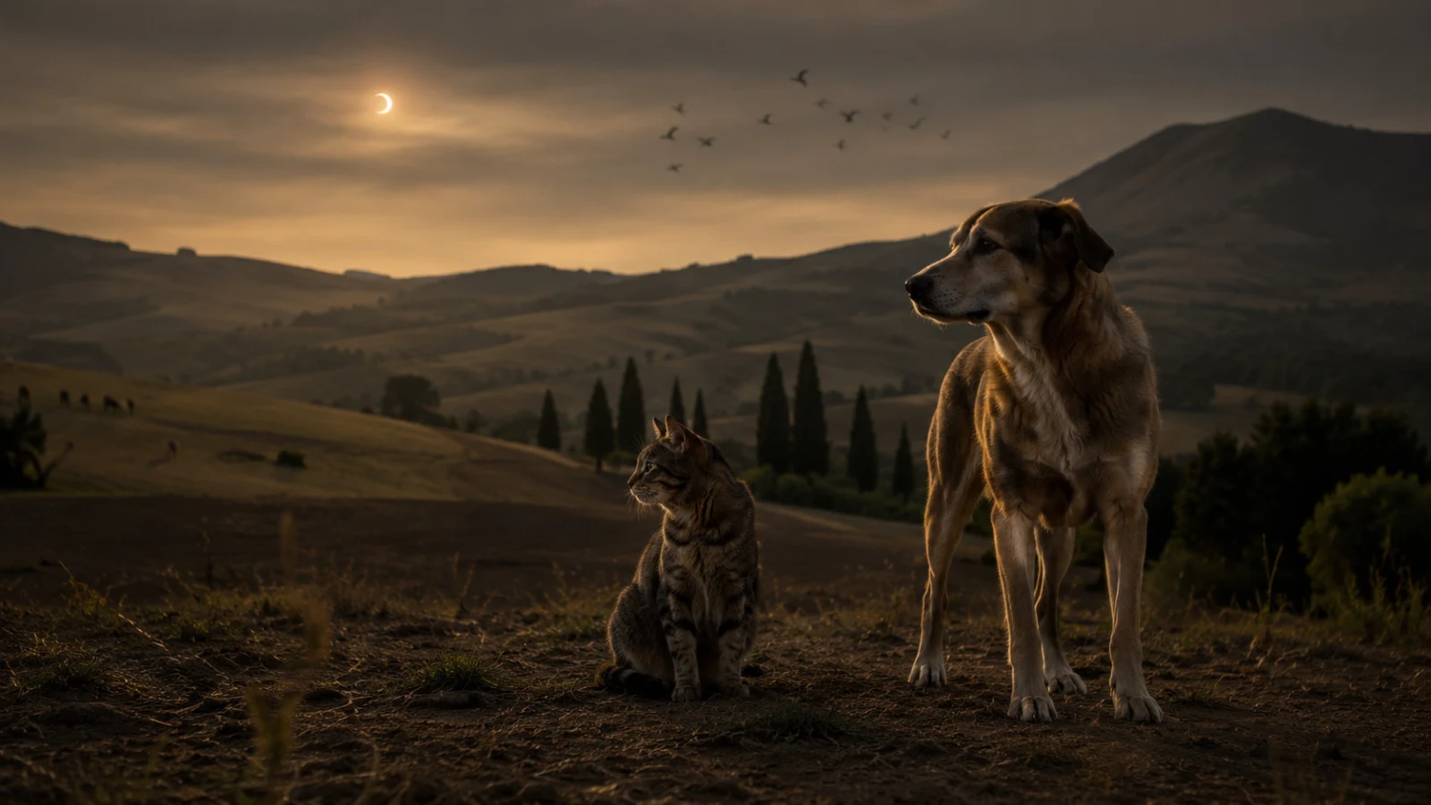 ECLISSI SOLARE: COSA VEDONO CANI, GATTI E ALTRI ANIMALI?