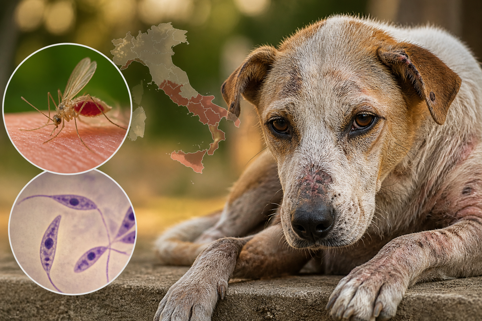 Leishmaniosi nel cane: rischio reale, sintomi, prevenzione e cosa fare subito