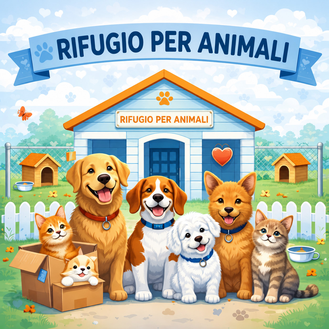 Rifugio Per Cani. Canile rifugio